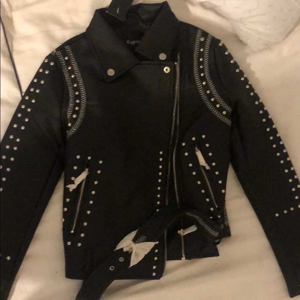 Never used brand new! Nasty gal leather jacket
